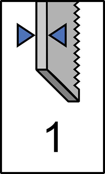 List pre pílu dierové píly T 118 G 5 ks./balení FORMAT - obrázek