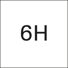 Hraničný závitový kaliber  tŕň 6H M39 - obrázek