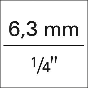 Adaptér na bity 1/4" Zyklop 4-hran, vnútorný 6-hran, DINISO1173-C6,3 a E6,3 Wera - obrázek