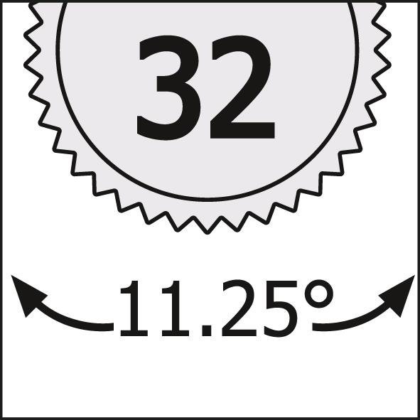 Prepínacia račňa s kĺbom 1/2" 270mm HAZET - obrázek
