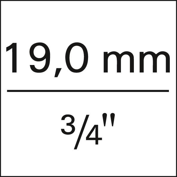 Za tepla kovaný Adaptér-bit 3/4" vnútorný 6-hran 14mm ASW - obrázek