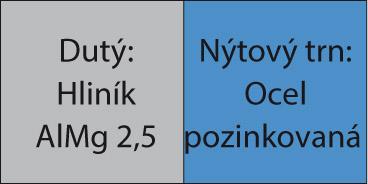 Viacrozsahový trhací nit hliník / oceľ, veľká hlava 4,8x15mm GESIPA - obrázek