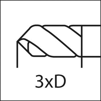Krátky vrták DIN6539 tvrdokov TiAlN typ N valcová stopka 1,70mm FORMAT - obrázek